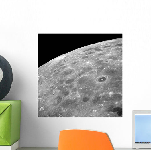 Lunar Surface Wall Decal Design 1