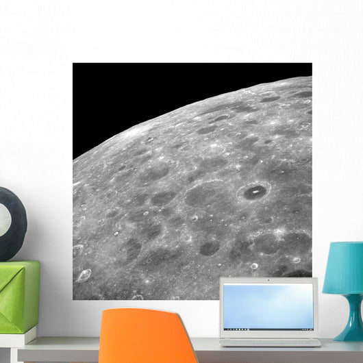 Lunar Surface Wall Decal Design 1