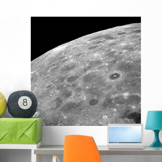 Lunar Surface Wall Decal Design 1