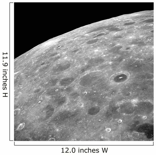 Lunar Surface Wall Decal Design 1