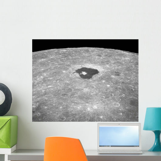 Large Crater Tsiolkovsky Lunar Wall Decal