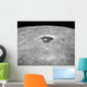 Large Crater Tsiolkovsky Lunar Wall Decal