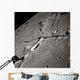 Oblique Moon's Surface Wall Decal