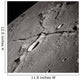 Oblique Moon's Surface Wall Decal
