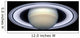 Saturn's Rings Wall Decal Design 1