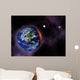 Earth Shown Outer Edges Wall Decal