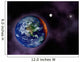 Earth Shown Outer Edges Wall Decal