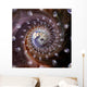 Digitally Enhanced Image Earth Wall Decal Design 2