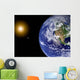 Digitally Enhanced Planet Earth Wall Decal