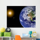 Digitally Enhanced Planet Earth Wall Decal