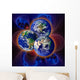 Digitally Enhanced Image Three Wall Decal