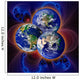 Digitally Enhanced Image Three Wall Decal