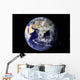 Full Earth Showing Europe Wall Decal Design 1