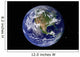 Full Earth Showing North Wall Decal Design 1