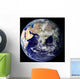 Full Earth Showing Europe Wall Decal Design 2