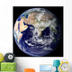 Full Earth Showing Europe Wall Decal Design 2