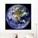 Full Earth Showing North Wall Decal Design 2