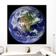 Full Earth Showing North Wall Decal Design 2