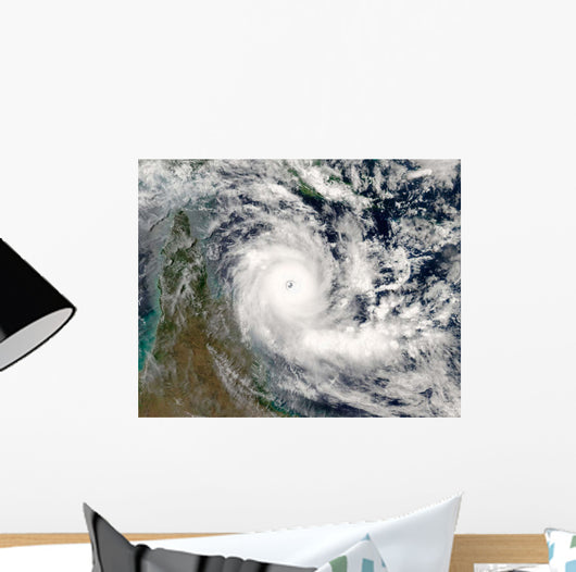 Satellite Cyclone Ingrid Wall Decal