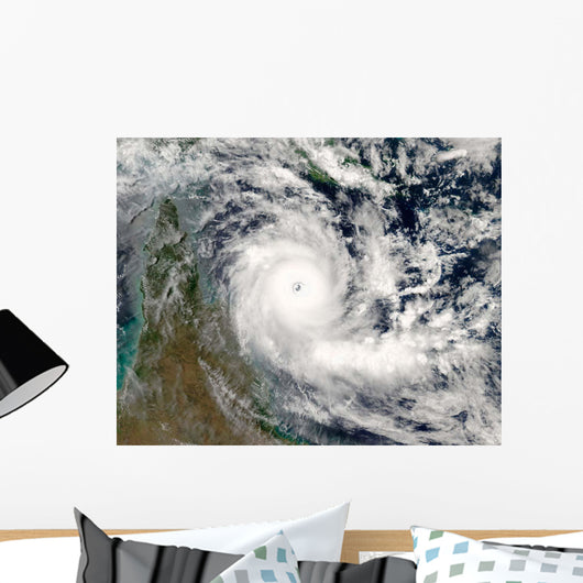 Satellite Cyclone Ingrid Wall Decal