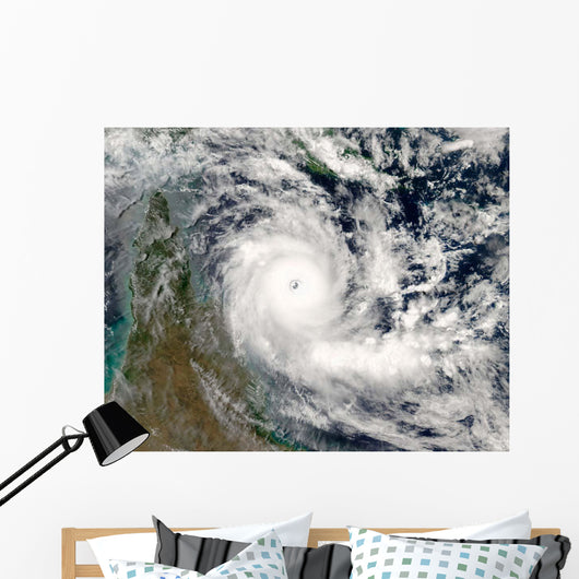 Satellite Cyclone Ingrid Wall Decal