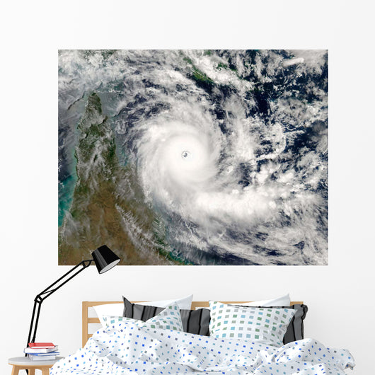 Satellite Cyclone Ingrid Wall Decal