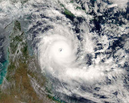 Satellite Cyclone Ingrid Wall Decal