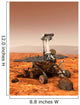 Artists Rendition Mars Rover Wall Decal Design 1