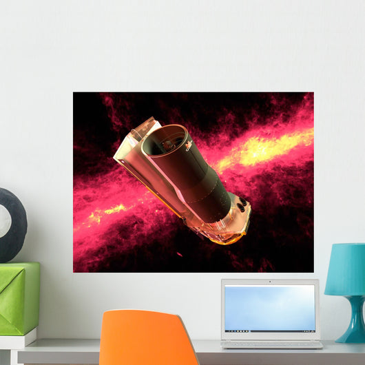 Spitzer Rendered against Infrared Wall Decal