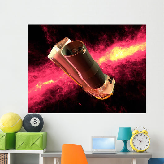 Spitzer Rendered against Infrared Wall Decal