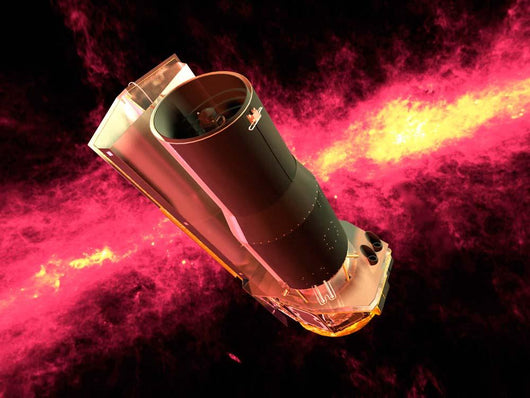 Spitzer Rendered against Infrared Wall Decal