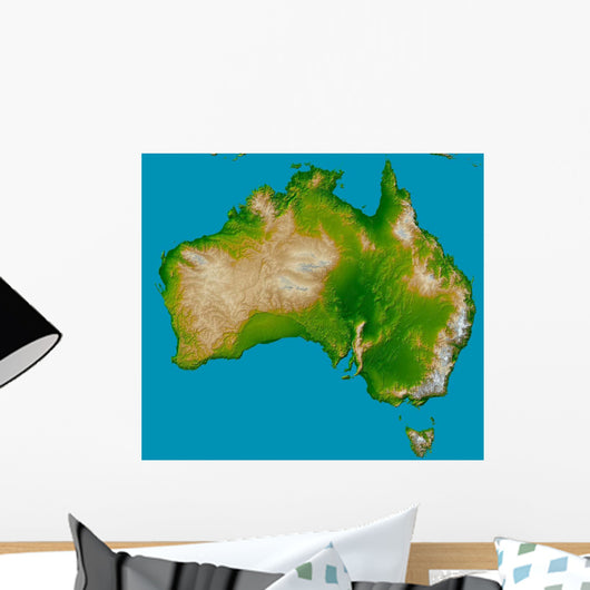 Continent Australia Wall Decal