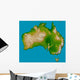 Continent Australia Wall Decal