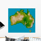 Continent Australia Wall Decal