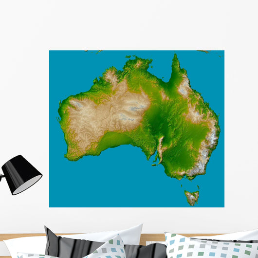 Continent Australia Wall Decal