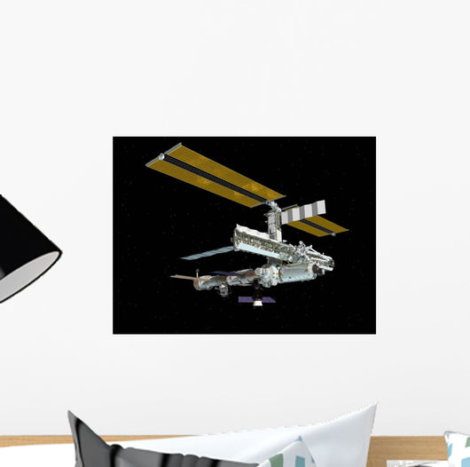 Computer Generated International Space Wall Decal Design 1