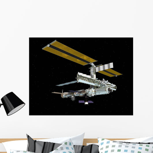 Computer Generated International Space Wall Decal Design 1