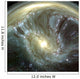 Digitally Altered Galaxy Wall Decal