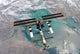 International Space Station Backdropped Wall Decal Design 1
