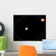 Clockwork-like Orbits Triple-star System Wall Decal