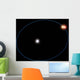 Clockwork-like Orbits Triple-star System Wall Decal