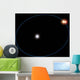 Clockwork-like Orbits Triple-star System Wall Decal