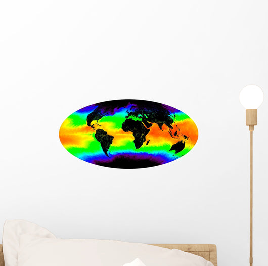 Sea Surface Temperature Wall Decal
