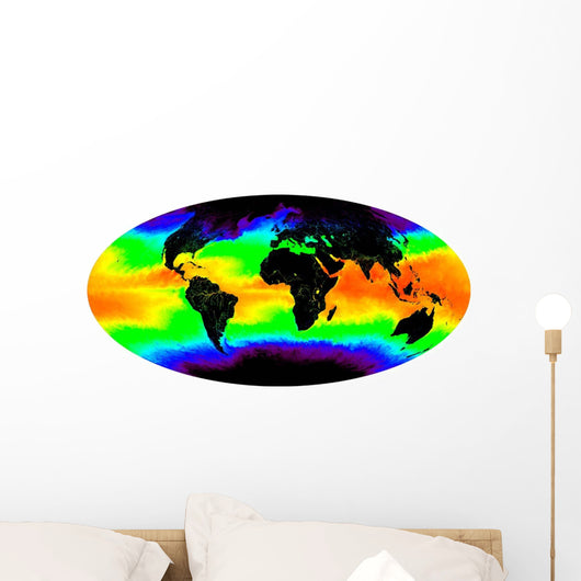 Sea Surface Temperature Wall Decal
