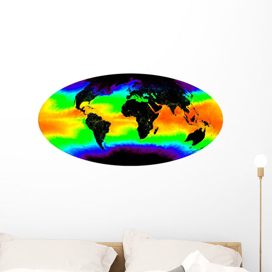 Sea Surface Temperature Wall Decal