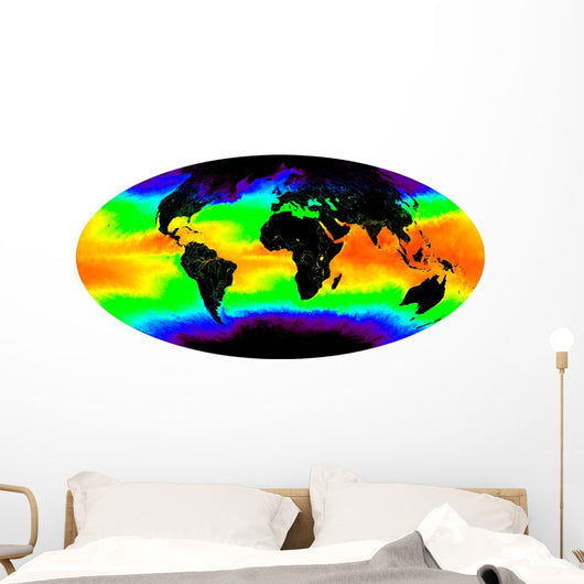 Sea Surface Temperature Wall Decal