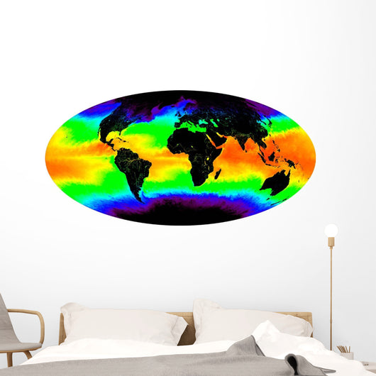Sea Surface Temperature Wall Decal
