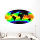 Sea Surface Temperature Wall Decal