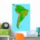 Topographic South America Wall Decal