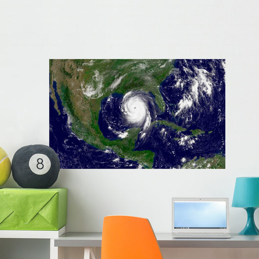 Hurricane Katrina Wall Decal Design 3